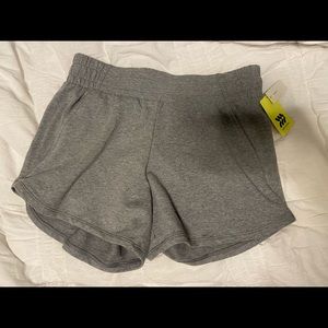 Grey soft athletic shorts